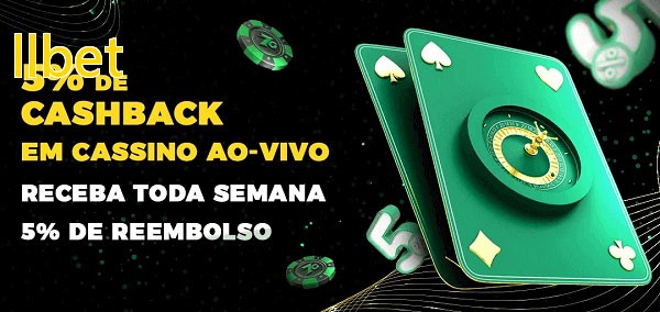 Promoções do cassino ao Vivo llbet